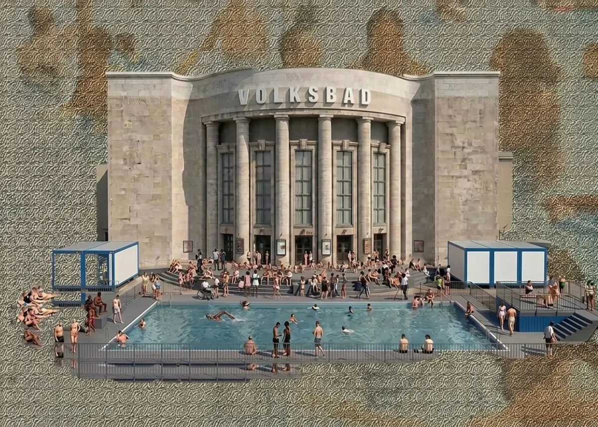 Безкоштовна міська купальня перед театром Volksbühne у Берліні: як скористатися у 2026